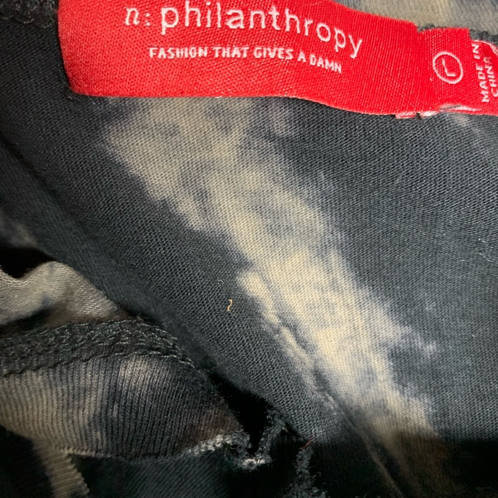 n:Philanthropy Black Tie-Dye Jumpsuit Size L - Picture 6 of 11